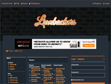 Tablet Screenshot of lionbackers.com